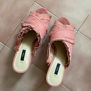 MANGO suede sandals